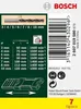 BOSCH 2607019580 BOSCH Mini-X-Line Holzbohrer-Set, 7-teilig Anteprima dell’immagine prodotto 1