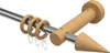 Interdeco Gardinenstange / Vorhangstange Edelstahl-Optik / Produktbild-Vorschau 1
