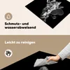 KitchenYeah© Herdabdeckplatte Giraffe vor schwarzem Produktbild-Vorschau 2
