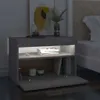vidaXL Szafka nocna z oświetleniem LED betonowa szara Podgląd zdjęcia produktu 5