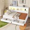 Daybett,Tagesbett(Weiss)Schlafsofa,Nachtkästchen,Bett mit 2 Produktbild-Vorschau 2