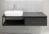 Badmöbel Unterschrank REED-100 (HPL / beton) ohne Produktbild-Vorschau 3