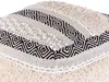 BELIANI Pouf Hellbeige Baumwolle 45 x 45 cm mit EPS-Perlen Produktbild-Vorschau 5