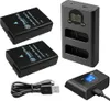 Trade-Shop 3in1 Set: 2x Akku 1030mAh + USB-C Dual LCD Produktbild-Vorschau 1