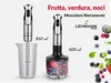 An advertisement for Lehmann Home hand blenders, showing two models and fruits. Anteprima dell’immagine prodotto