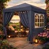 Pavillon Pop-Up FCH 2 x 2 m Gris Smoky avec 4 panneaux Voir les images du produit 4