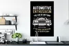 MuchoWow® Poster Mancave - Auto - Vintage - Schwarz 80x120 Produktbild-Vorschau 3