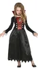 Vampire Halloween Dress Child Black Cape Red Lining Náhľad obrázku produktu 4