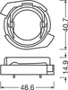 OSRAM Scheinwerfer-Fassung 64210DA09 40,7mm 7g Produktbild-Vorschau 4