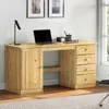 Schreibtisch MANAGER, natur - Bürotisch mit 4 Schubladen Produktbild-Vorschau 10