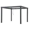 Sunjoy Aluminium Modulare Multi Lamellenpergola mit LED 3x3 Produktbild-Vorschau 1