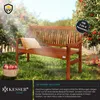 KESSER® Gartenbank Holz Holzbank wetterfest | Für 3 bis 4 Produktbild-Vorschau 4