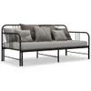 vidaXL Tagesbett Ausziehbar Schwarz Metall 90x200 cm -  Produktbild-Vorschau 16