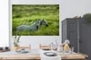 MuchoWow® Poster Pferde - Vogel - Gras 180x120 cm - Produktbild-Vorschau 2