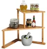 Estantería KESPER para cocina, estantería angular de bambú  Vista previa de la imagen del producto 4