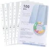 100 Starke Klarsichthüllen A4 Transparent Dokumentenhüllen Produktbild-Vorschau 1