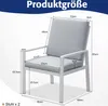 MeXo Gartenmöbel-Sets Essgruppe mit dicke Kissen & Großer Produktbild-Vorschau 7