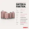 ONBEST Hartschalen Koffer Set | 4-teilig | Rose Gold | mit Produktbild-Vorschau 12