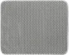 A top-down view of a gray, double-layered, non-slip litter mat with a honeycomb pattern. Náhled obrázku produktu