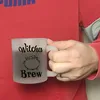 Glas Tasse für Halloween mit Kessel-Motiv und Spruch - Produktbild-Vorschau 6