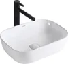 Umywalka nablatowa, ceramiczna, łazienkowa, biała, Podgląd zdjęcia produktu 10