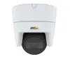 A white and black Axis IP surveillance camera is shown against a white background. Produktbild-Vorschau