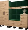 Garderobe ARTIN Set 1 mit gepolsterten Paneelen Industrial Produktbild-Vorschau 1