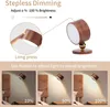 Magnetische LED wandlamp, hout, dimbaar | 360° draaibaar, Productafbeelding-voorbeeld 5