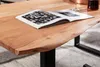 Esstisch Baumkante massiv Akazie natur 140 x 80 schwarz Produktbild-Vorschau 4