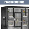 Kryt na klec pro ptáky, velký, 97 x 60 x 130 cm – Náhled obrázku produktu 4