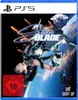 The image is a product shot of the Stellar Blade PS5 game case, featuring artwork of the main character in a dynamic pose against a backdrop of space and Earth. The game's title and platform logo are prominently displayed. Produktbild-Vorschau