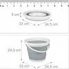 Relaxdays Faltbarer Eimer, 10 l Putzeimer, platzsparend Produktbild-Vorschau 7