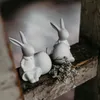Osterdekoration Hase Otto - weiß Produktbild-Vorschau 3