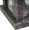 Lampe funéraire carrée granit Himalaya Voir les images du produit 4
