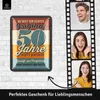LANOLU Blechschild 50 Schild Geburtstag - 50er Schild Produktbild-Vorschau 2