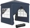 Outsunny Pavillon 2,5x2,5m wasserabweisend Stabil Produktbild-Vorschau 1