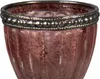 Clayre & Eef Teelichthalter Ø 6x8 cm Rosa Glas Produktbild-Vorschau 2