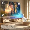 ZELURXX Smart Beamer 1080p, résolution native 4K, Android Voir les images du produit 9