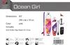 F2 Junior SUP Stand Up Paddle Board Ocean Girl  8'2''  Pink Produktbild-Vorschau 6