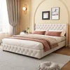 okwish Polsterbett Doppelbett 160×200cm mit Lattenrost und Produktbild-Vorschau 4