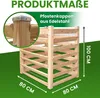 Moderner Komposter aus Lärchenholz Massivholz Produktbild-Vorschau 3
