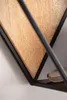 WOHNLING Wandregal 60x52x20 cm Mango Massivholz / Metall Produktbild-Vorschau 4