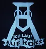 Ich lauf auf Koks Funktions T-Shirt schwarz für Männers, Produktbild-Vorschau 3