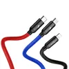 Baseus 3v1 microUSB Lightning USB-C 1,2 m 3,5A dátový kábel Náhľad obrázku produktu 21