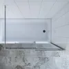 Badewannenaufsatz 110x150 cm Duschwand mit Schiebetür für Produktbild-Vorschau 3