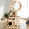 Kratzbaum für Katzen, 95 cm Katzenbaum mit Handgewebter Produktbild-Vorschau 8