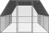 vidaXL Gabbia per polli da esterno 3x6x2 m Acciaio zincato Anteprima dell’immagine prodotto 7