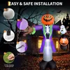 Opblaasbare Halloween-decoratie: pompoen met Productafbeelding-voorbeeld 8
