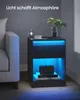 VASAGLE Nachttisch mit einstellbarer LED, Beistelltisch mit Produktbild-Vorschau 9