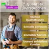 A man in an apron holding a drill, with marketing text and logos in the background. Produktbild-Vorschau